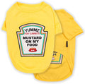 Parisian Pet Dog Halloween Costume - Mustard Licker Dog Costumes Shirt - Dog Costume - Dog Costumes for Large Dogs - L