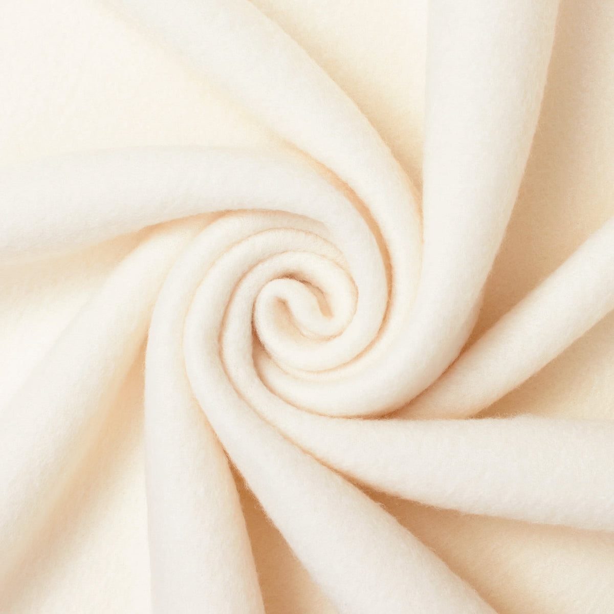 Polar Fleece 60" Soft Anti-Pill Polyester Flannel Fabric by the Yard – For Blankets, Jackets, Hats, Crafts & Sewing Projects (White, 1 Yard)