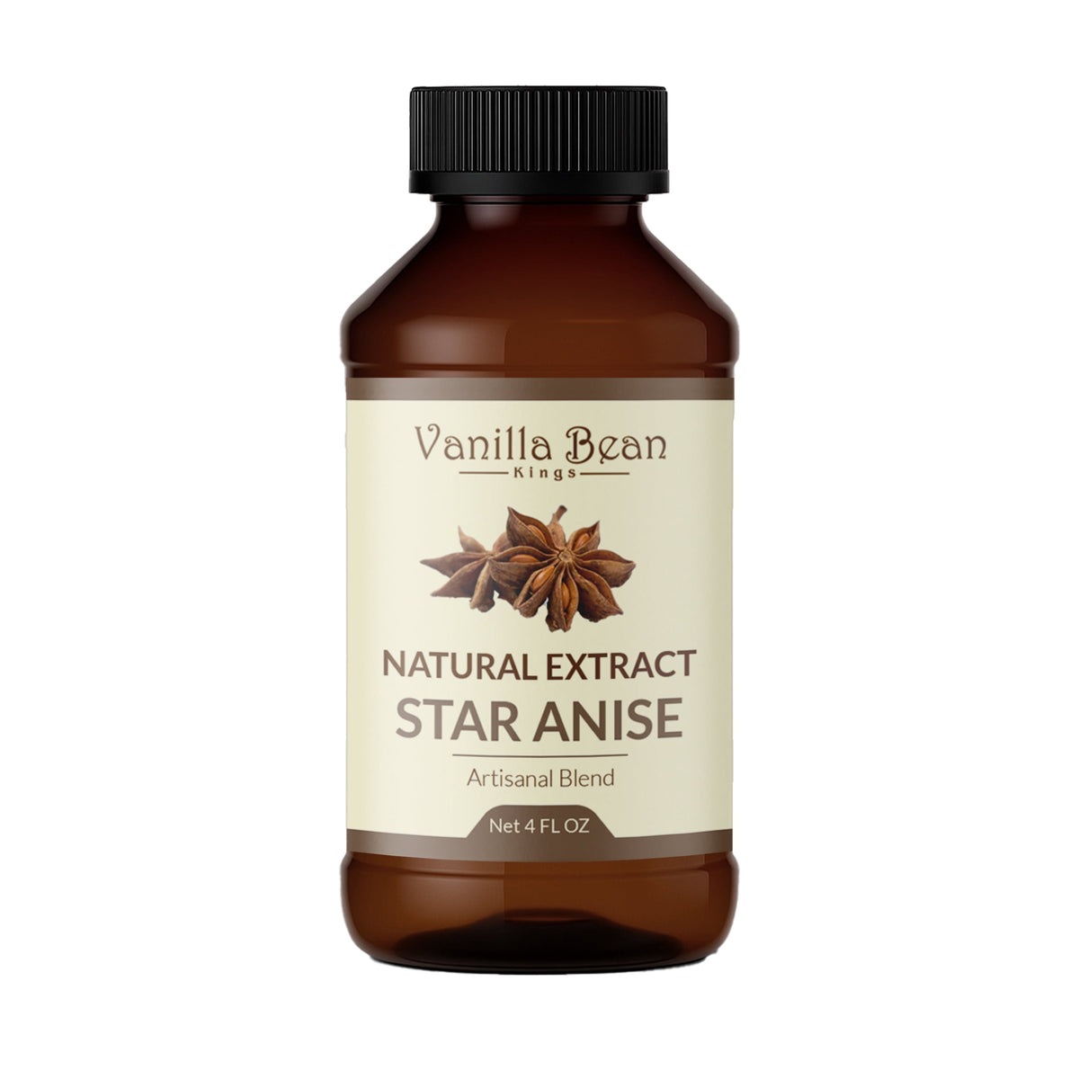Pure Star Anise Extract for Baking and Flavoring - 4 OZ - Natural Flavors for Baked Goods, Desserts, & Cooking