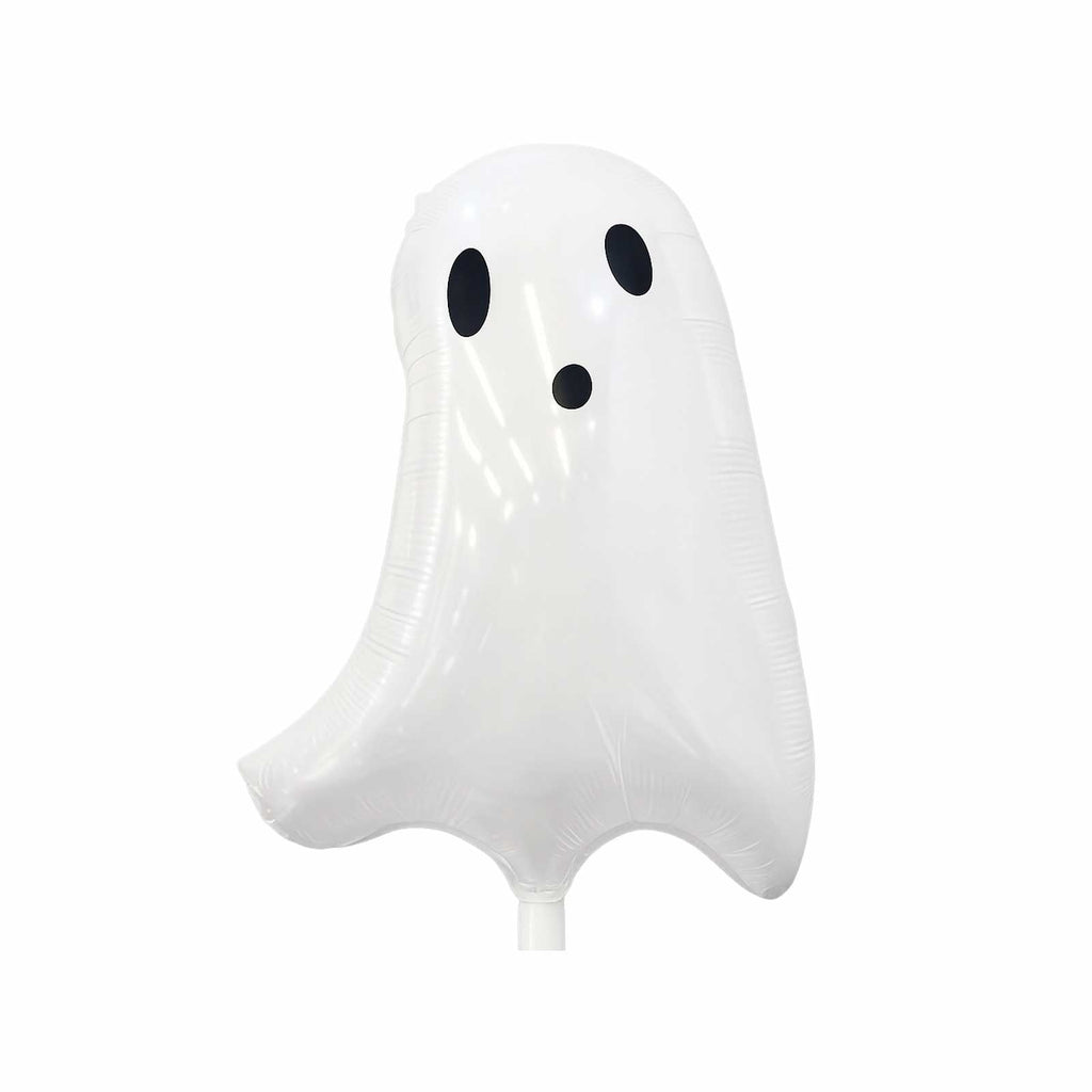 QISIWOLE Halloween Ghost Balloons Set of 50, White Latex Party Decoration for Spooky Celebrations, 18.50 x 13.8 in
