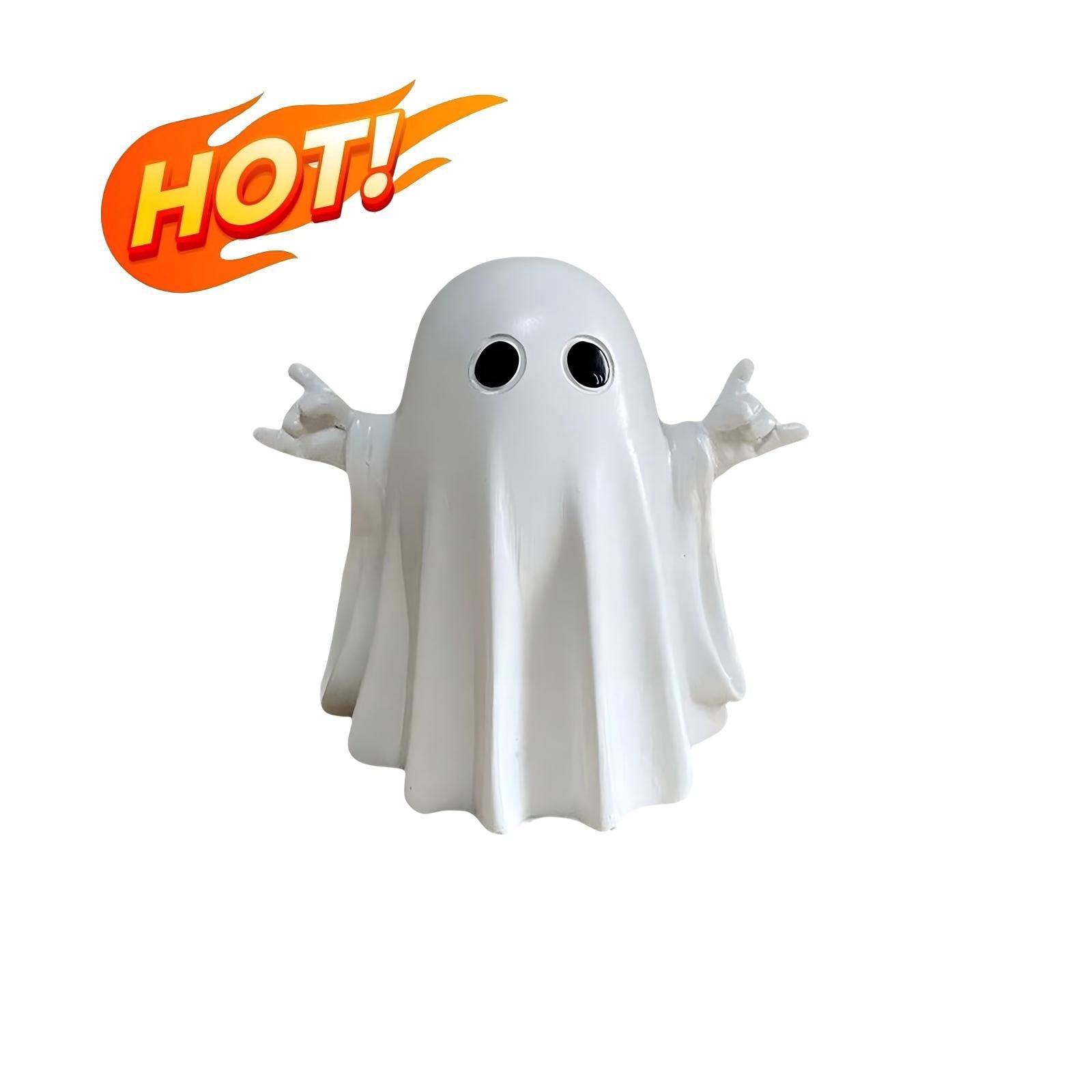 Qocolcyl 2 Pack Halloween Skeleton Lights Decorations, Halloween Candles Lamp Decoration Ornament Indoor Outdoor, Halloween Scary Decor for Home Room Table Outside Yard Lawn Garden Party Supplies