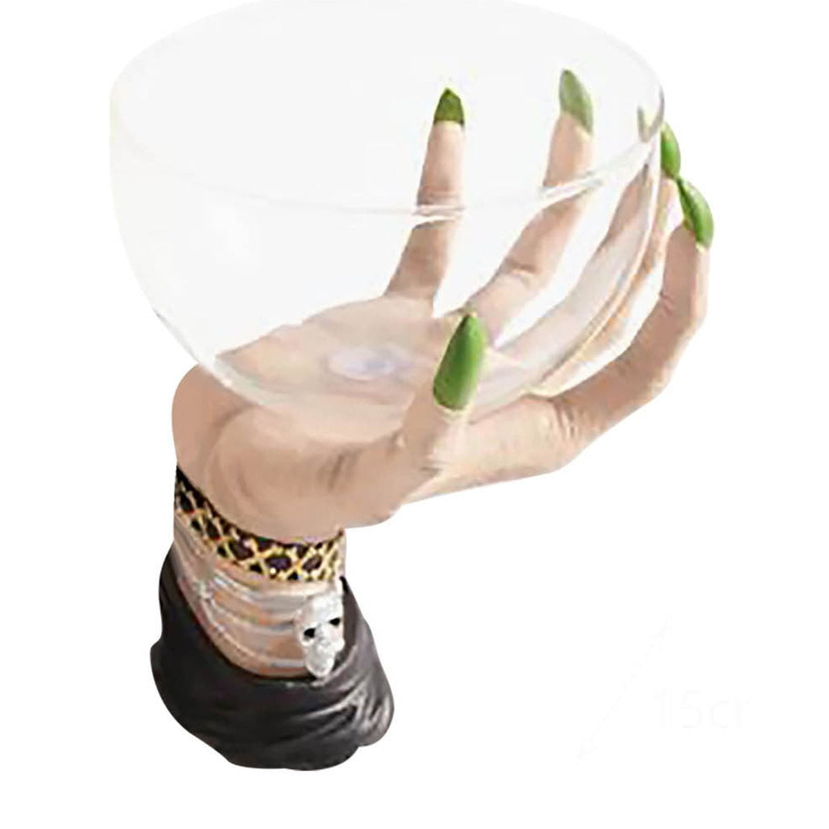 Qocolhg Halloween Witch Hands Candy Bowl Small Snack Bowls Resin Witch Hand Statue Fruit Bowl Holder Halloween Decorations Table Centerpiece Candy Dish Tray for Office Desk Home Party Supplies, Black