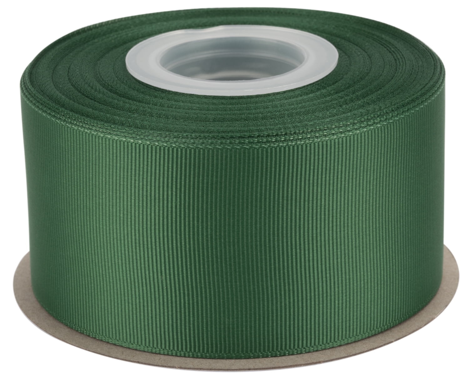 Ribbonitlux Grosgrain Ribbon 2 Inch x 25 Yards – Premium Polyester Craft Ribbon for Hair Bows, Gift Wrapping, Weddings & DIY – Solid Forest Green(#587) – 1 Roll