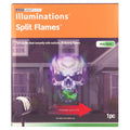 Halloween Lightshow Illuminations Plus Split Jaw Flaming Sinister Skull Projector Light Holiday Lighting by Way to Celebrate