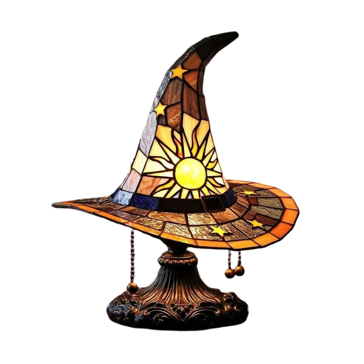 Lighted Vintage Patchwork Ghost, Rustic Farmhouse Halloween LED Light Up Ghost with Pumpkin Lantern, Spooky Cute Fall Decor for Mantel, Shelf, Tiered Tray, Entryway Porch Tabletop