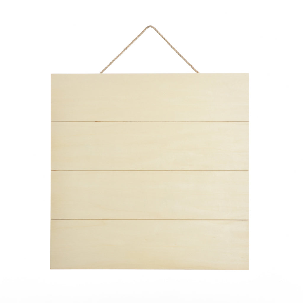 Stylecraft 15.75" Square Unfinished Wood Plaque (1 Each)