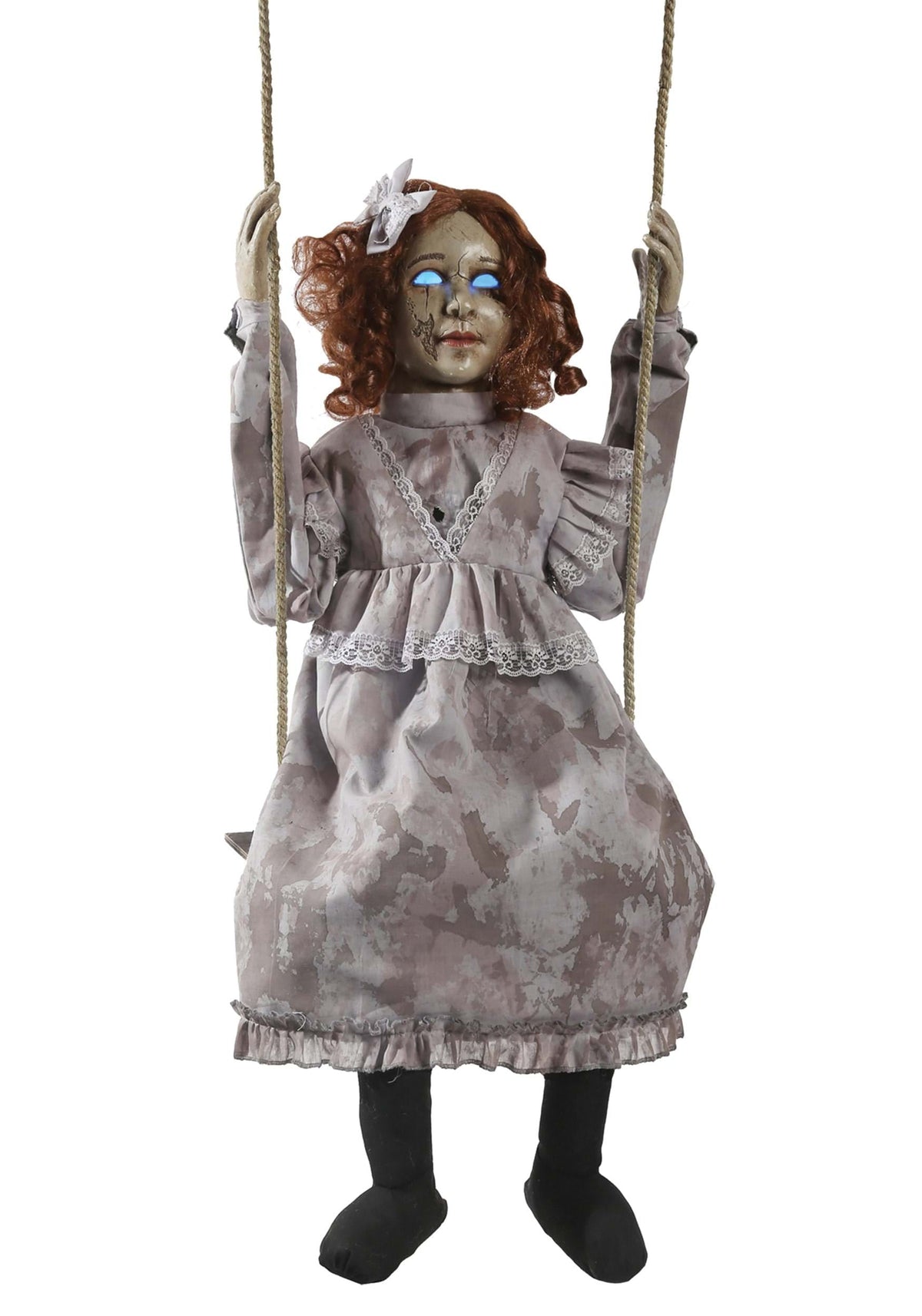 Swinging Decrepit Doll Animated Halloween Decoration