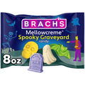 Brach's Mellowcreme Spooky Graveyard Halloween Candy, 4 Flavors and 4 Shapes, 8 oz Bag