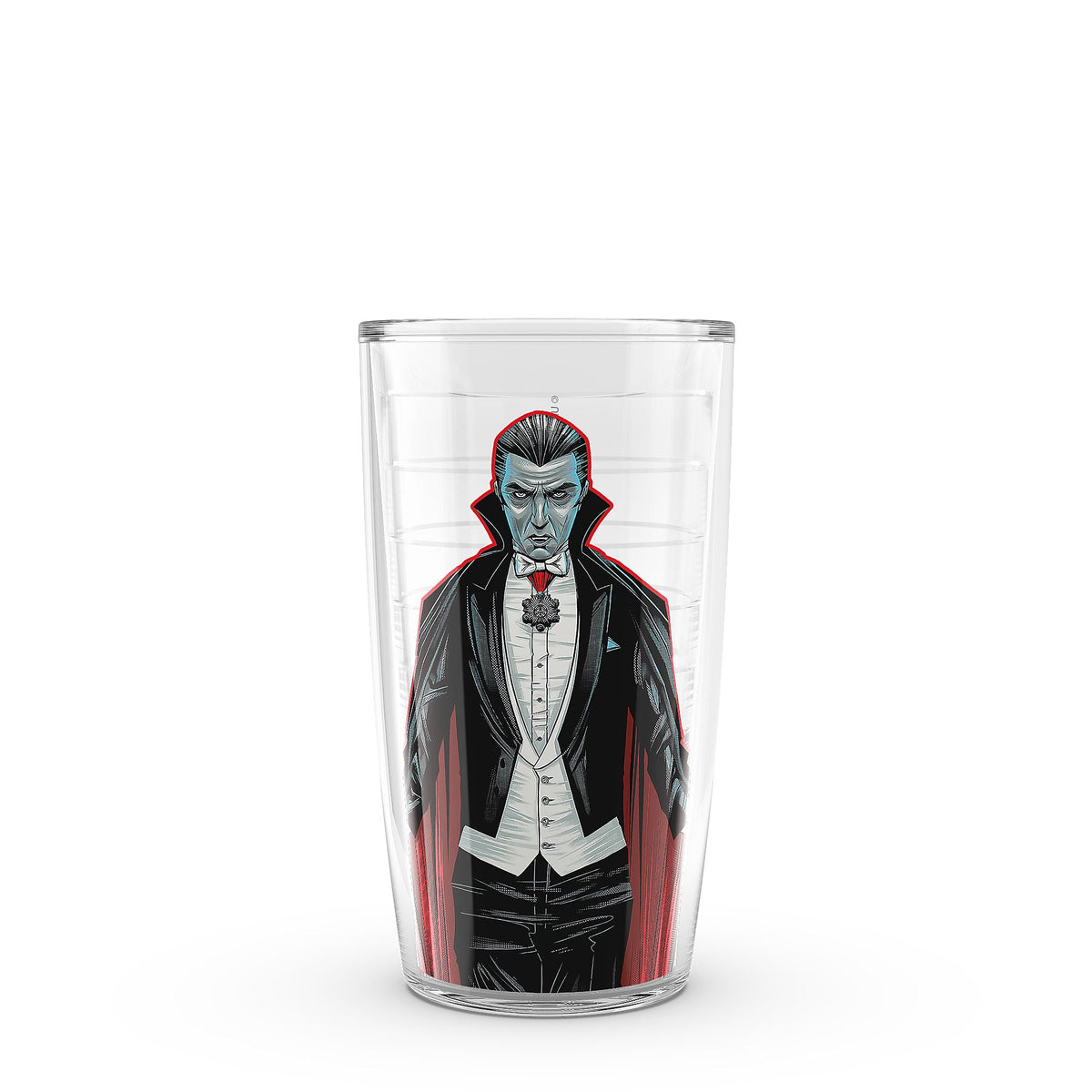 Tervis Universal - Dracula Made in USA Double Walled Insulated Tumbler Travel Cup Keeps Drinks Cold & Hot, 16OZ,