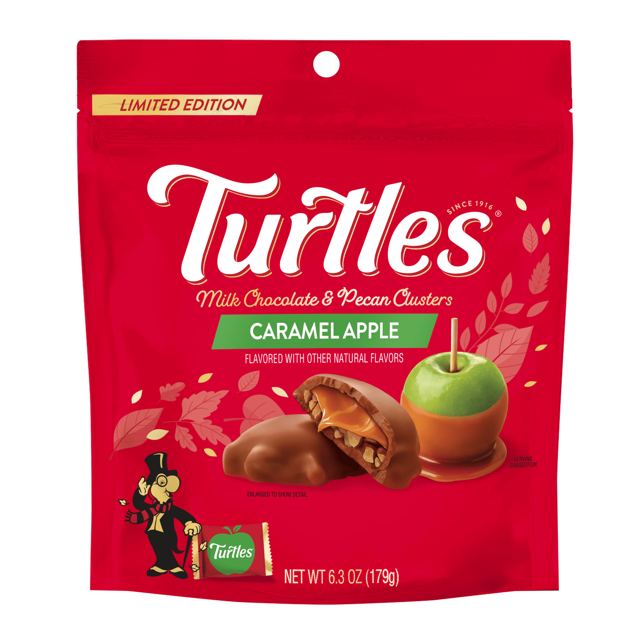 Turtles Caramel Apple Pecan Clusters, 6.3oz Bag