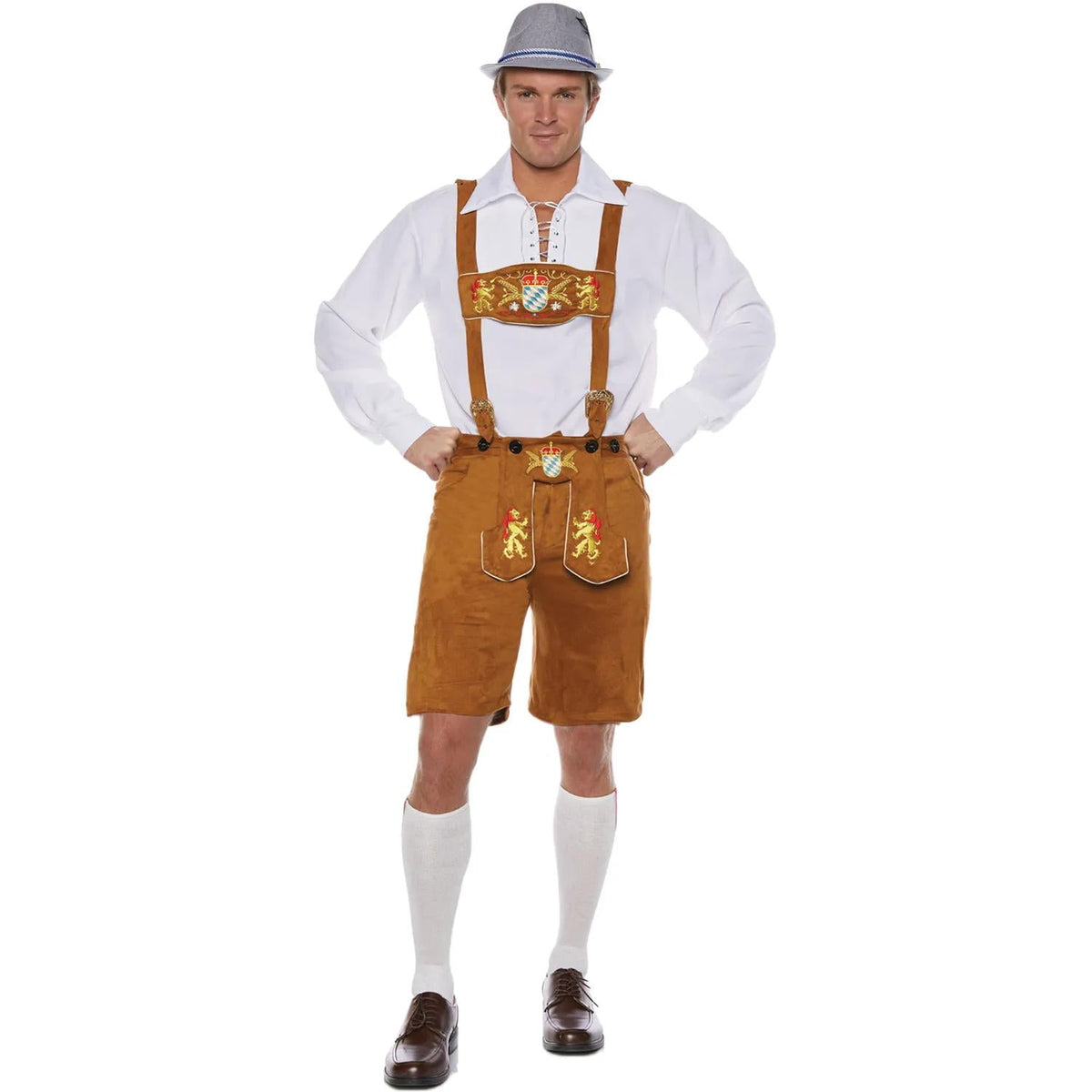 Underwraps Mens Black and White Dashing Pirate Costume - Size XX Large
