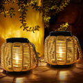 Vikakiooze Outdoor Solar Light Hanging Lanterns, Durable