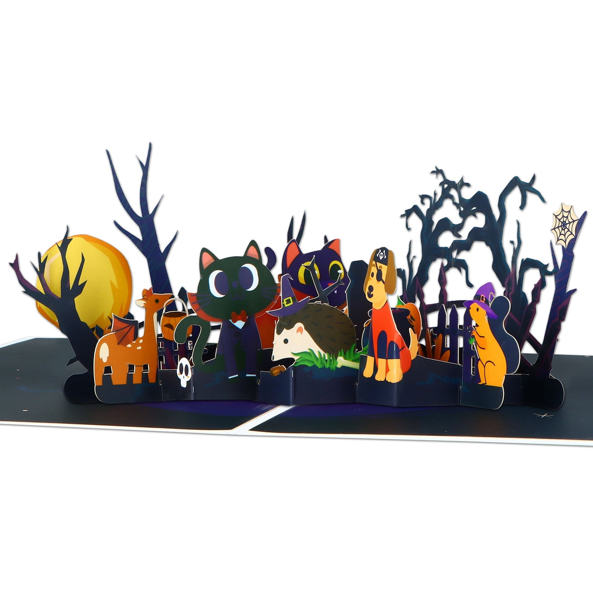 WaaHome Halloween Pop Up Card 3D Spooky Pumpkin Halloween Greeting Pop Up Cards Happy Halloween Cards with Envelope&Notecard Funny Halloween Gifts Card for Kids Adults Boyfriend Girlfriend Party Favor