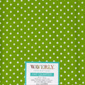 Waverly Inspirations Cotton Fat Quarter Fabric, Medium Dot Grass, 18 in x 21 in, 1 Each