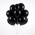12" Black Latex Balloons, 15 Pieces, by Way To Celebrate