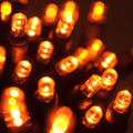 Wick's Outdoor Living LED 5MM Orange Holiday Lights, 24 FT in length, 70 CT, and 6 different color options