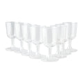 Way To Celebrate Clear Plastic Wine Glasses, 8 Count, 6.3 fl oz, 4.84 in x 2.64 in
