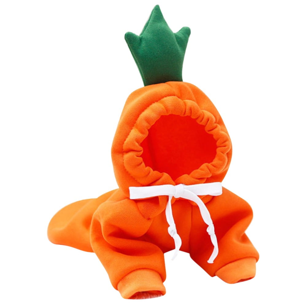 Winter Warm Plush Dog Hoodie, Heart‑Shaped Pet Cosplay Outfit for Small Dogs