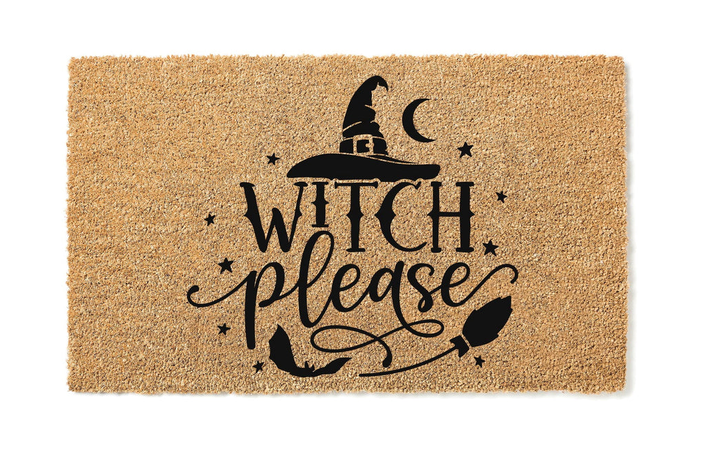 Witch Please Door Mat | Funny Doormat | Welcome Mat | Halloween Decor | Funny Door Mat | Home Doormat | Halloween Mat