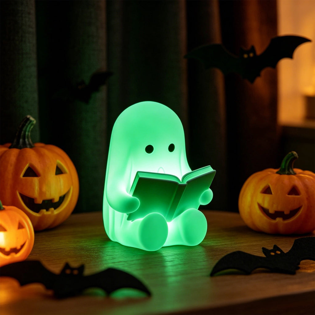 XGFHYJEH Halloween Ghost Figurine,Spooky Ghost Statue Decorations, Halloween Decor Indoor,Spooky Home Decorations, Farmhouse Tiered Tray Decor,Coffee Table Centerpieces Shelf Mantel Display