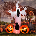 Zimtown 12 FT Halloween Inflatables Ghost Pumpkin Outdoor Halloween Decoration