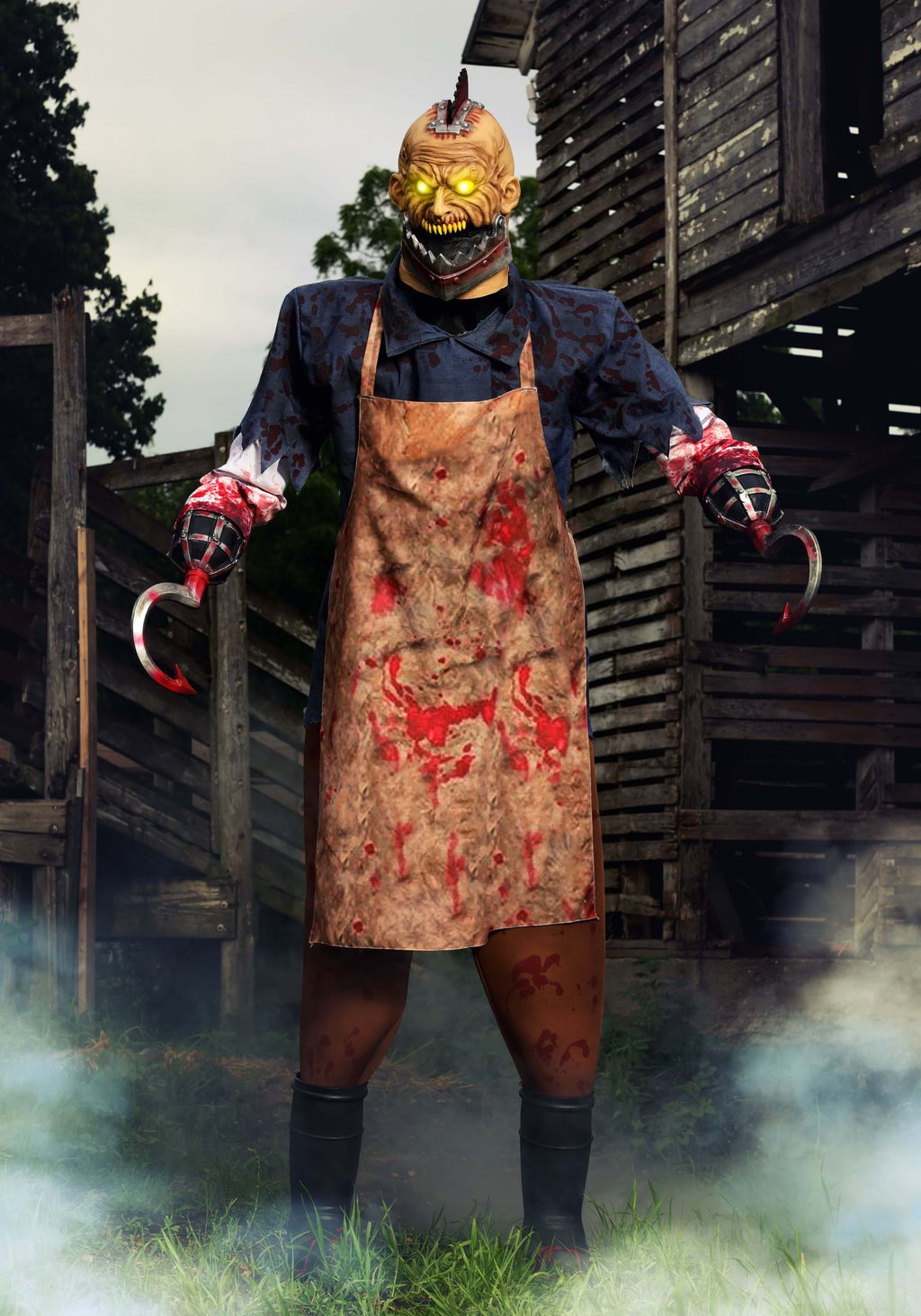 Animated Bloody Buzzhead Butcher Decoration