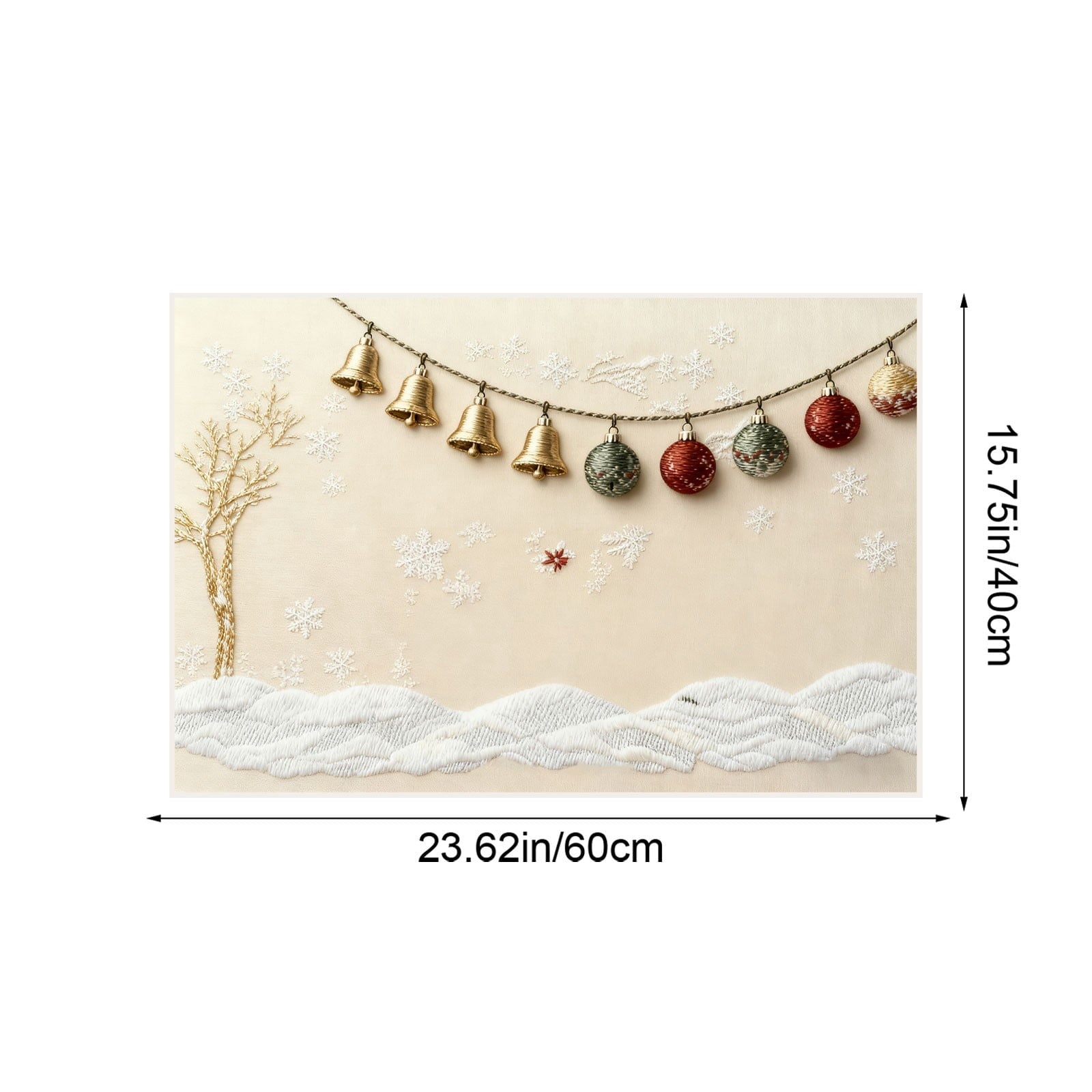 Tupukom Gifts Under 5 Dollars Christmas Doormat With Non Slip Indoor Christmas Welcome Mat with Absorbent & Dirt-Trapping, Outdoor Christmas Tree Door Mat Front Porch Decor 16" x 24" Inch