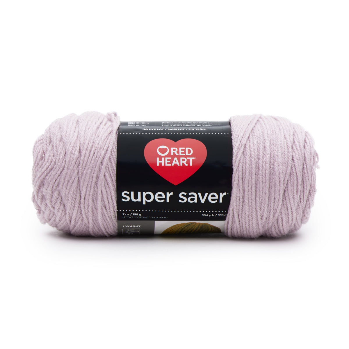 Red Heart Super Saver 4 Medium Acrylic Yarn Black 7oz 198g 364 Yards