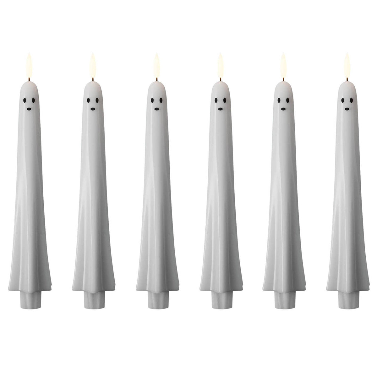 AZXY Halloween Decor, Halloween Indoor Decor, Halloween Tabletop, Artificial White Silk Rose Stems, Gothic Fake Floral Bouquet, Halloween Decorations for Home Table Party Decor