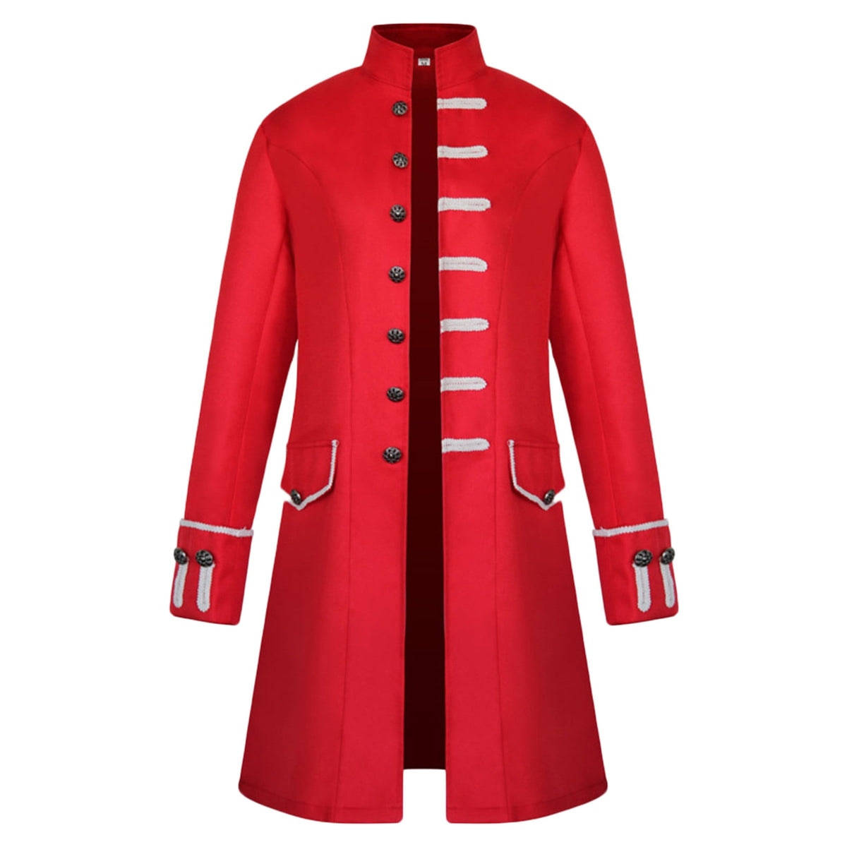 Lilgiuy Mens Steampunk Vintage Tailcoat Goth Jacket formal Retro Renaissance Frock Coat Uniform Medieval Halloween Costume for Dating Wedding
