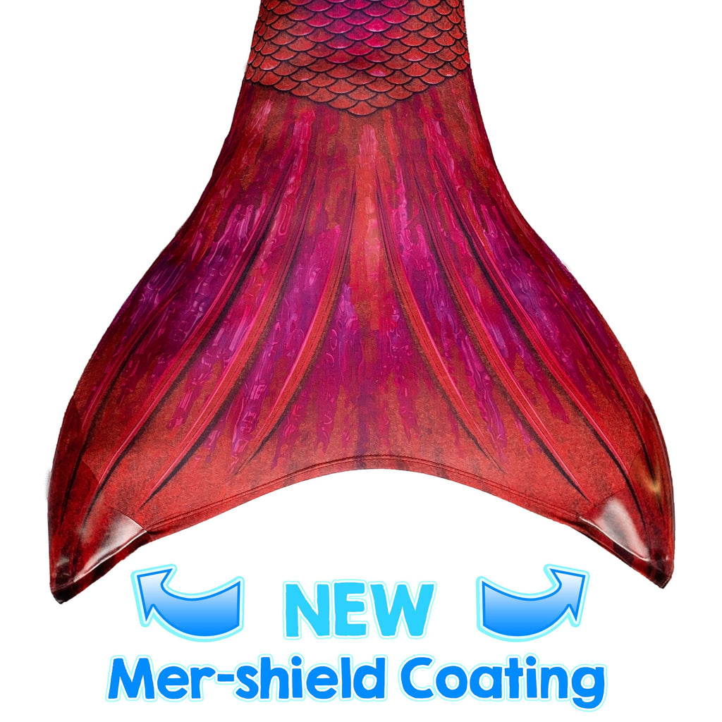 Sun Tail Mermaid Blue Lagoon Tail Skin, Size Child Extra Large (Monofin Not included) for Girls