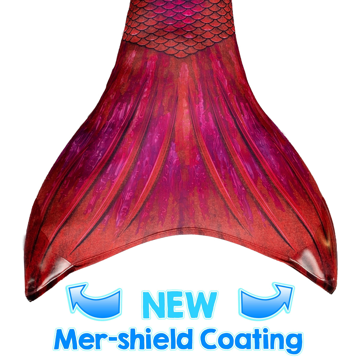 Sun Tail Mermaid Blue Lagoon Tail Skin, Size Child Extra Large (Monofin Not included) for Girls