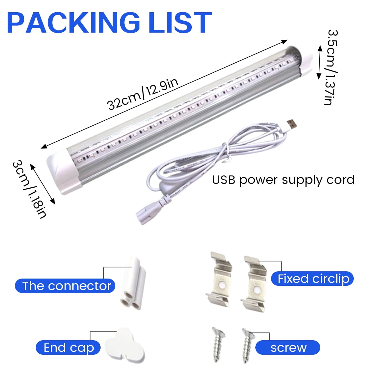 Hvxrjkn UV 48 LEDs Black Light 10W Ultraviolet Black light Bar for Room Party Decor Stage Lighting, Halloween, Body Paint, Fluorescent Poster