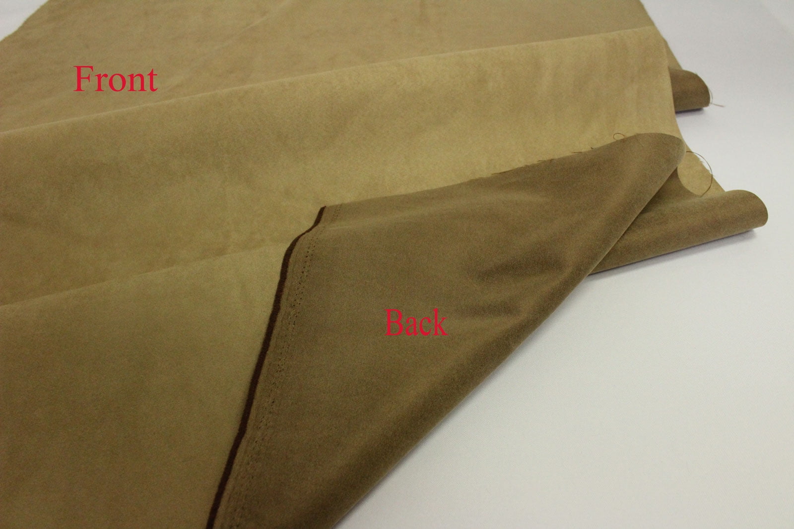 Mybecca Suede 58" Width - 100% Polyester Faux Craft Fabric By the Yard - Color: Black