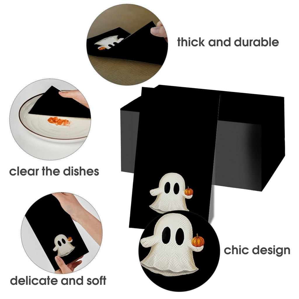 Sm:)e Ghoost Halloween Paper Napkins 100PCS