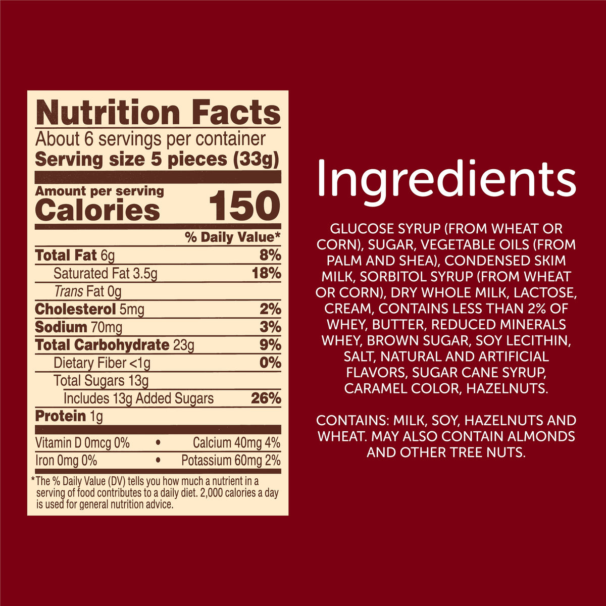 Werther's Original Limited Edition Fall Harvest Cinnamon Crème Soft Caramels, 7.4 oz Bag