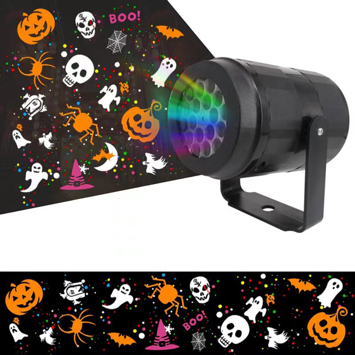 Halloween Projector Light USB Plug-in LED Projection Lamp Landscape Light