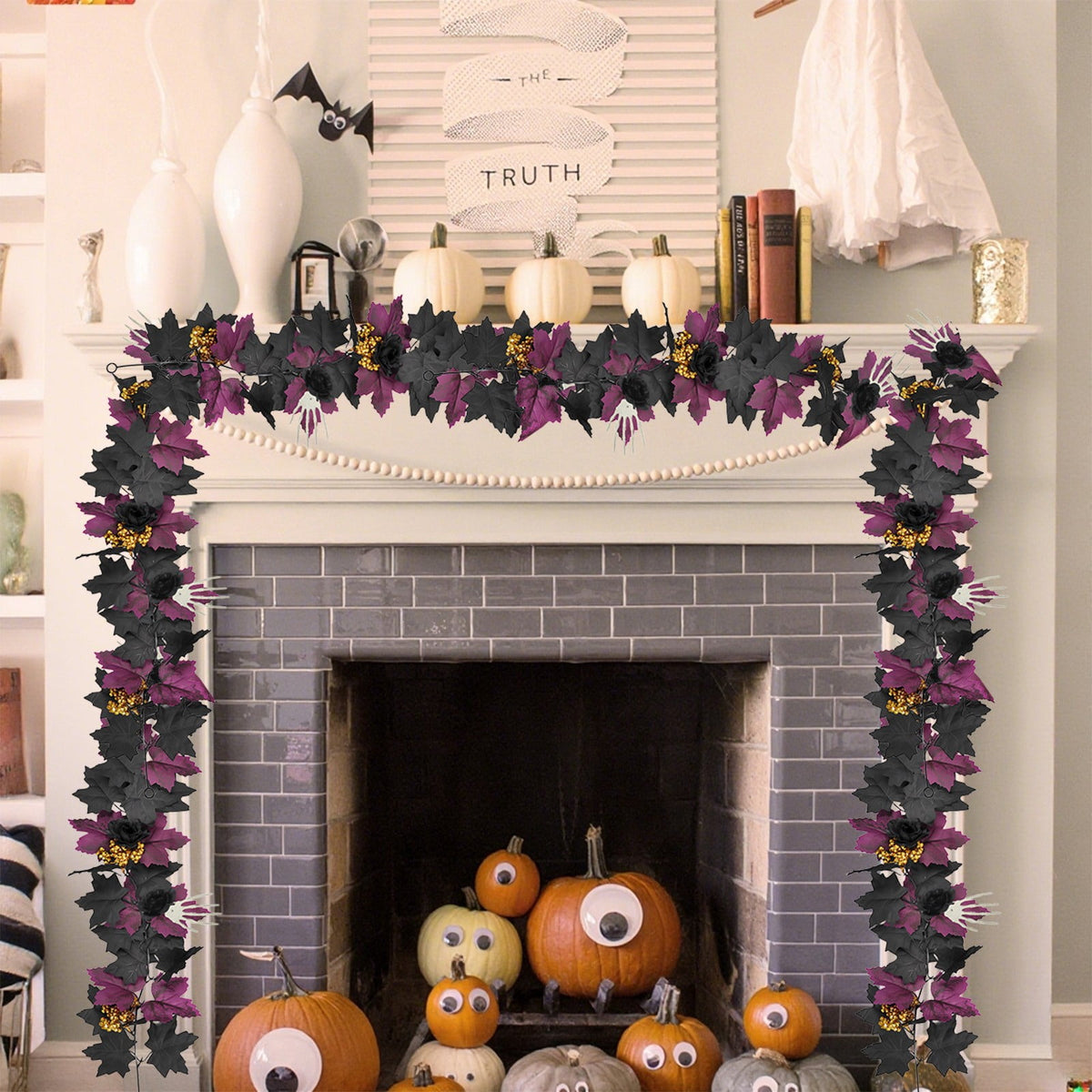 Gold Halloween Mini Cauldron Candy Holder Set, Witch Decor Tiered Tray Tabletop Decoration 8pcs