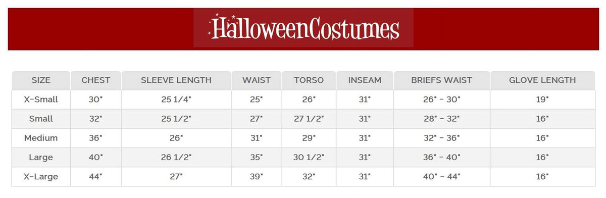 The Incredibles Men's Deluxe Mr. Incredible Costume