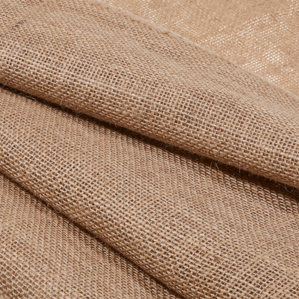 Allen Company Folded & Precut Jute Burlap Craft Fabric, 46"W x 2-Yards, Natural
