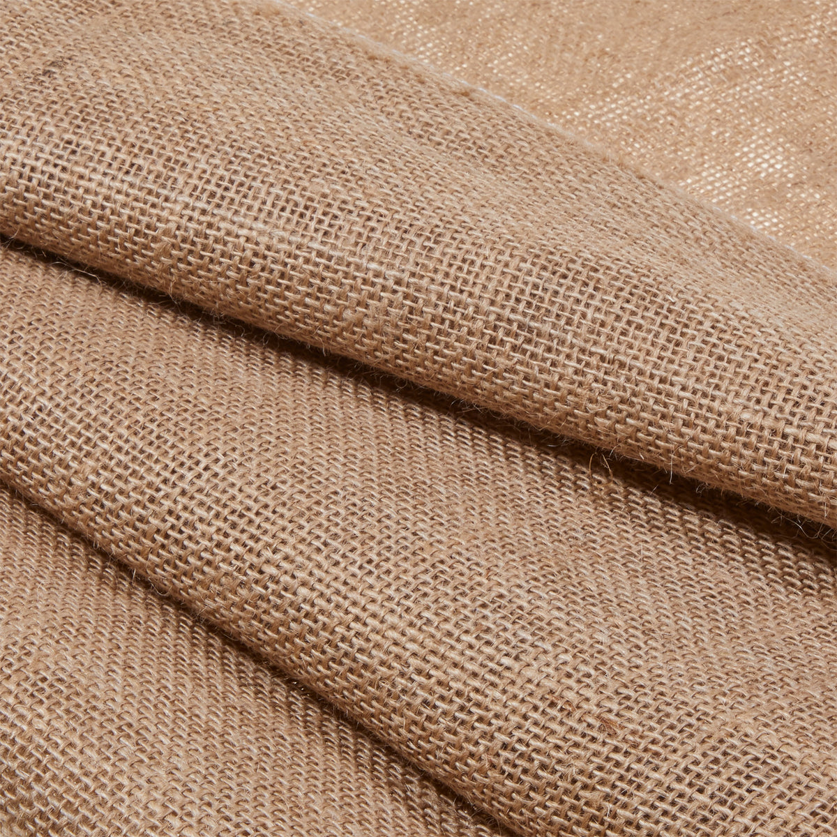 Allen Company Folded & Precut Jute Burlap Craft Fabric, 46"W x 2-Yards, Natural