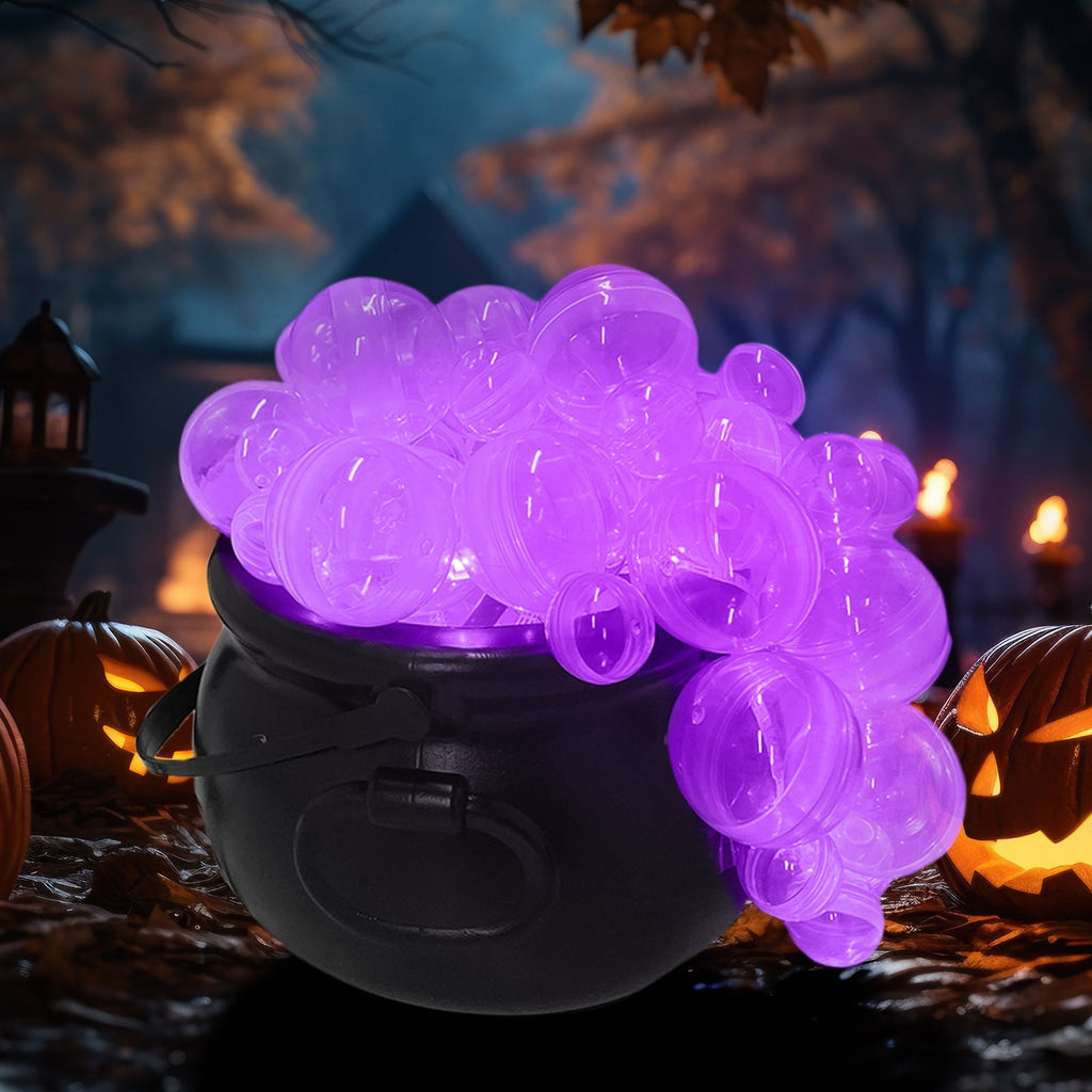 Muecwrye Halloween Decorations Outdoor, Halloween Clearance! Halloween Witches Cauldron on Tripod with Lights, DIY Bubbling Cauldron Set Decor for Home Porch Outside, Halloween Party Supplies
