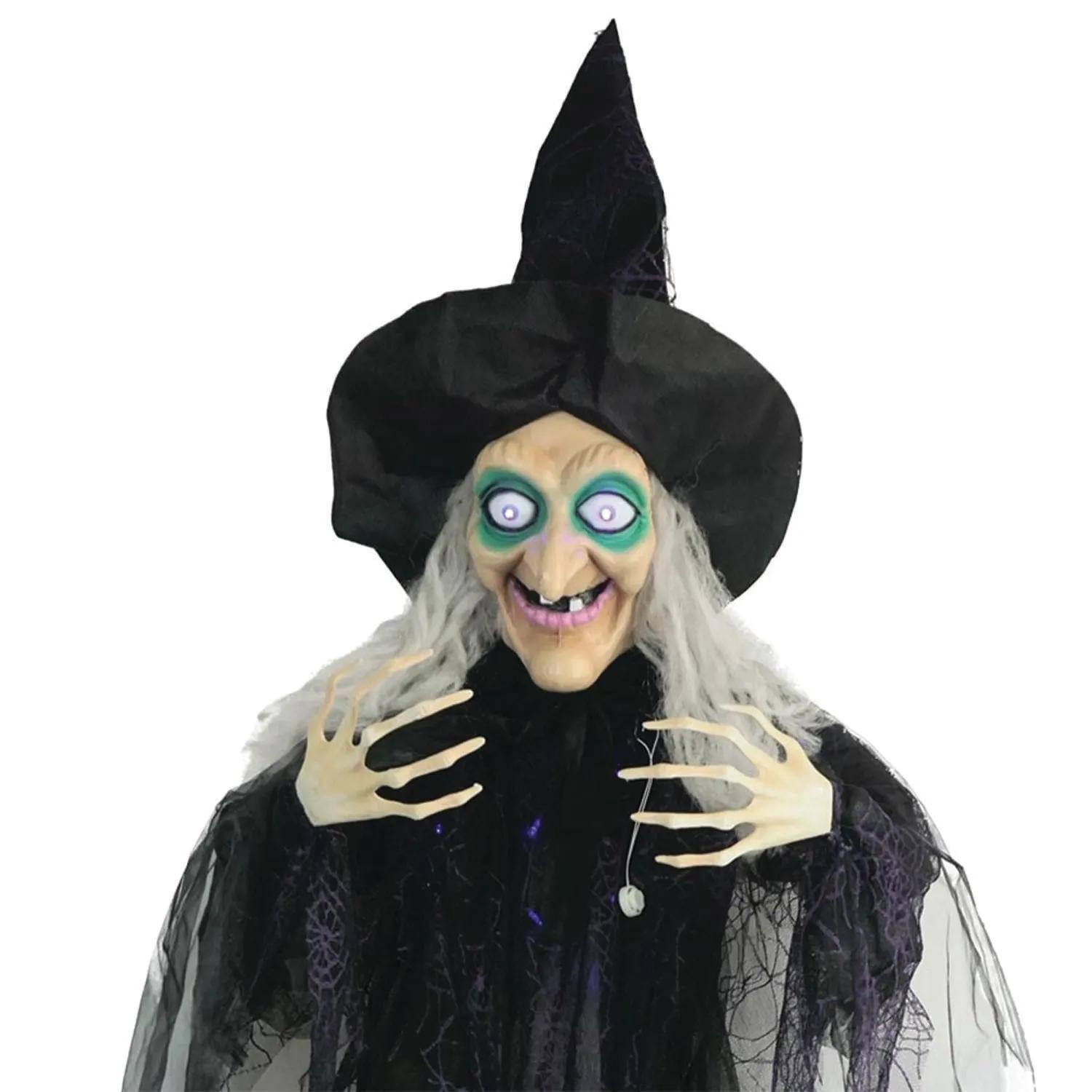 Hanging Witch Animated 72In