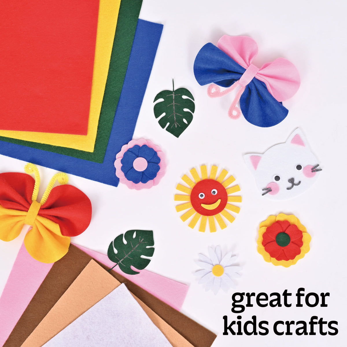 Hello Hobby 9" x 12" Brown Felt Sheet for Crafting and Sewing
