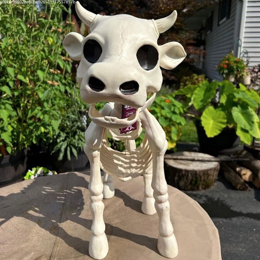 amlbb Halloween Decorations Outdoor Halloween Dark Terror Skeleton Decoration Props Set Up Ghost House Halloween Decor on Clearance