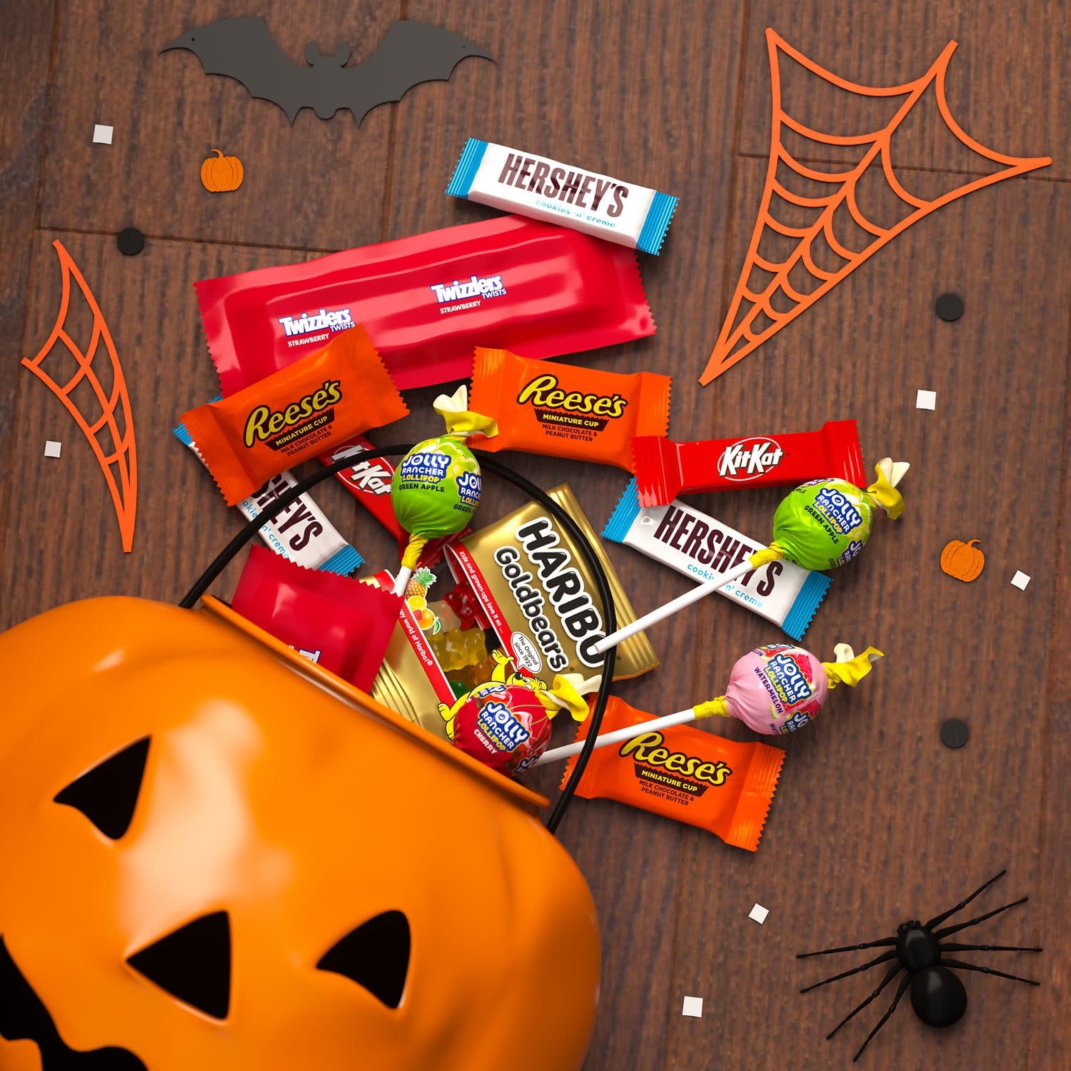 Hershey Assorted, Halloween Candy Bulk Bag, 80.41 oz (270 Pieces)