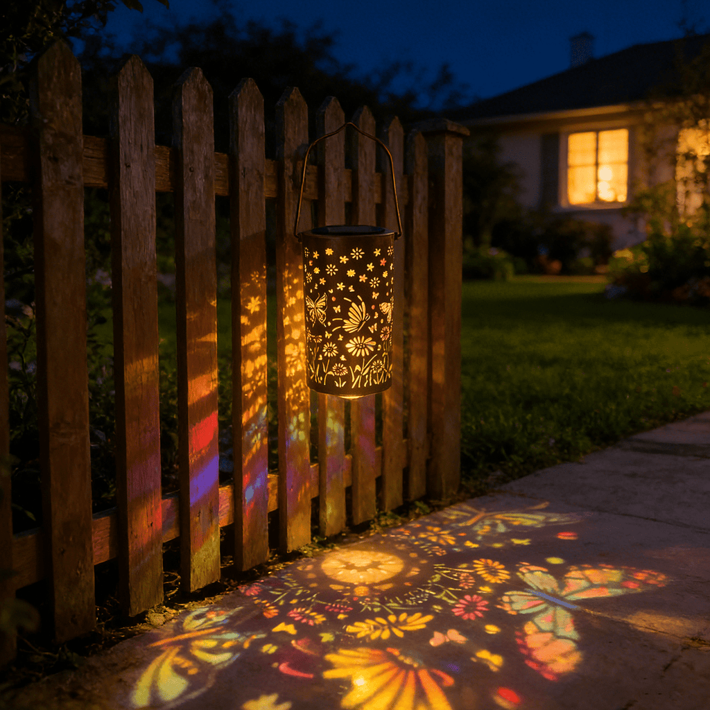 Colorful Solar Lanterns IP65 Outdoor Waterproof, Mother's Day Gifts for Women Mom Grandma - LED Colorful Sunflower Solar Lights Metal Hanging Lantern for Patio Yard Porch