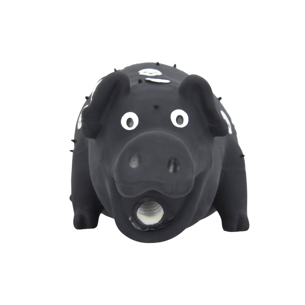 Vibrant Life Halloween Pigglesworth with Skulls Dog Toy