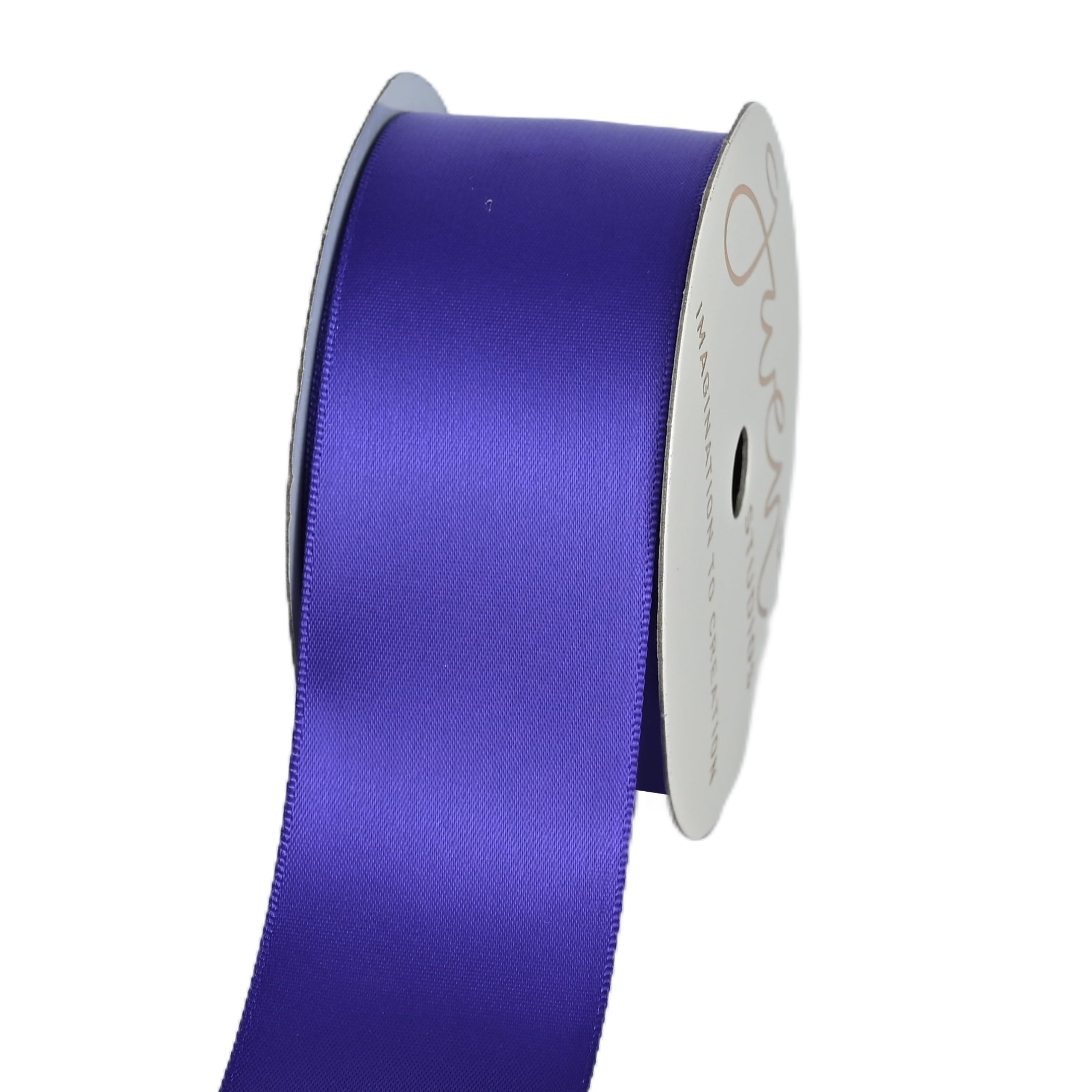 Gwen Studios 1.5" Purple Satin Ribbon, 7 yards