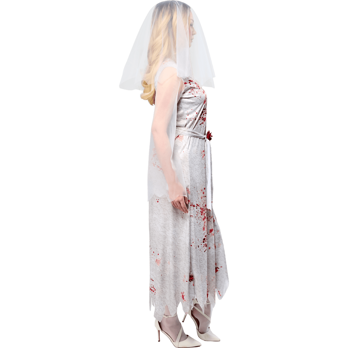 Ghost Bride Halloween Costume for Adults, Women's Size M (8/10), by Way to Celebrate